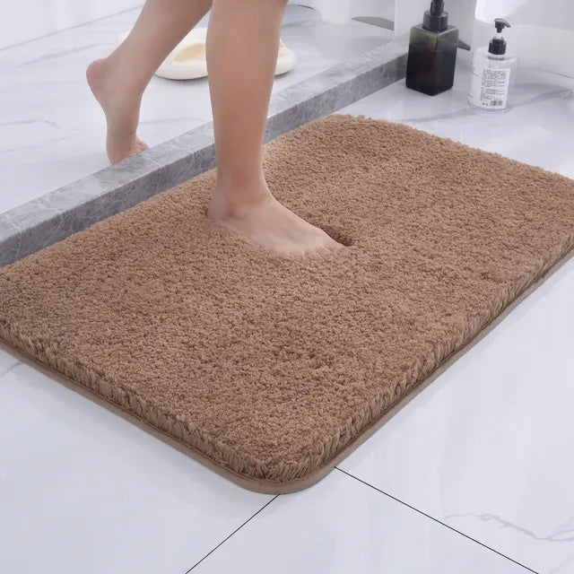 Luxuriöse Mikrofaser Badematte 50x80cm - Weich Rutschfest Schnelltrocknend für Badezimmer 5