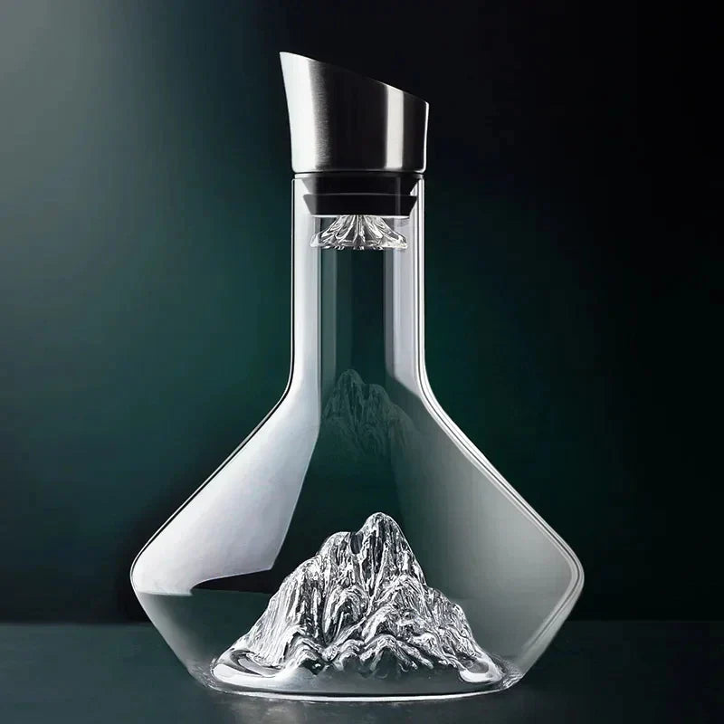 Luxuriöser Weindekanter - 1500ml Bleifreies Kristall für Elegante Tischdekoration 0
