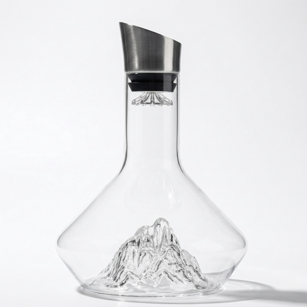 Luxuriöser Weindekanter - 1500ml Bleifreies Kristall für Elegante Tischdekoration