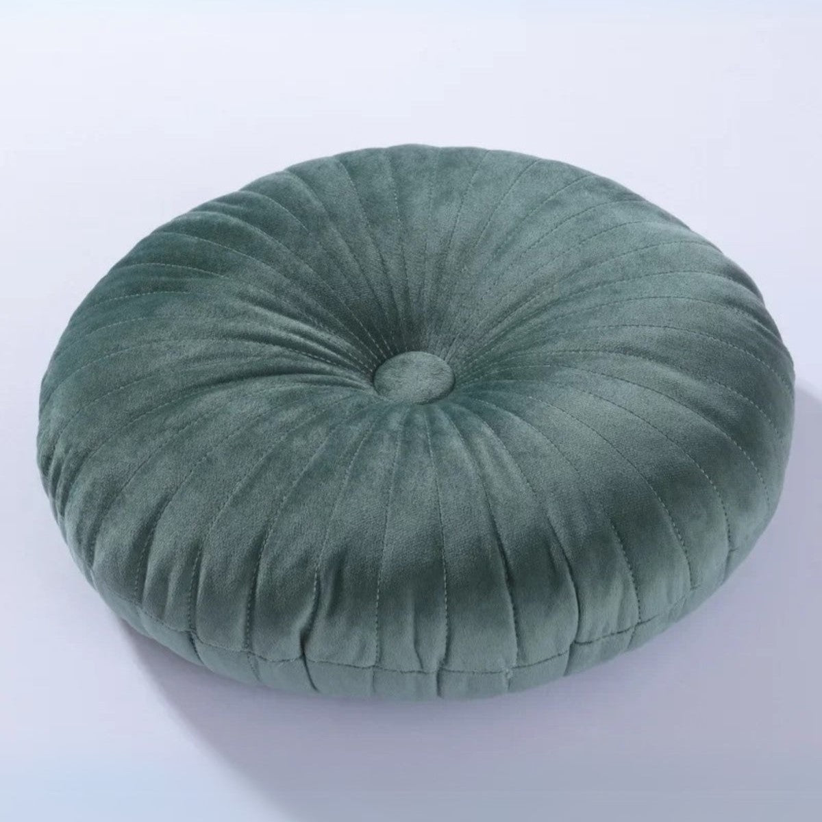 Luxuriöses Rundes Samtkissen - Elegantes Plüschkissen für stilvolle Wohnräume