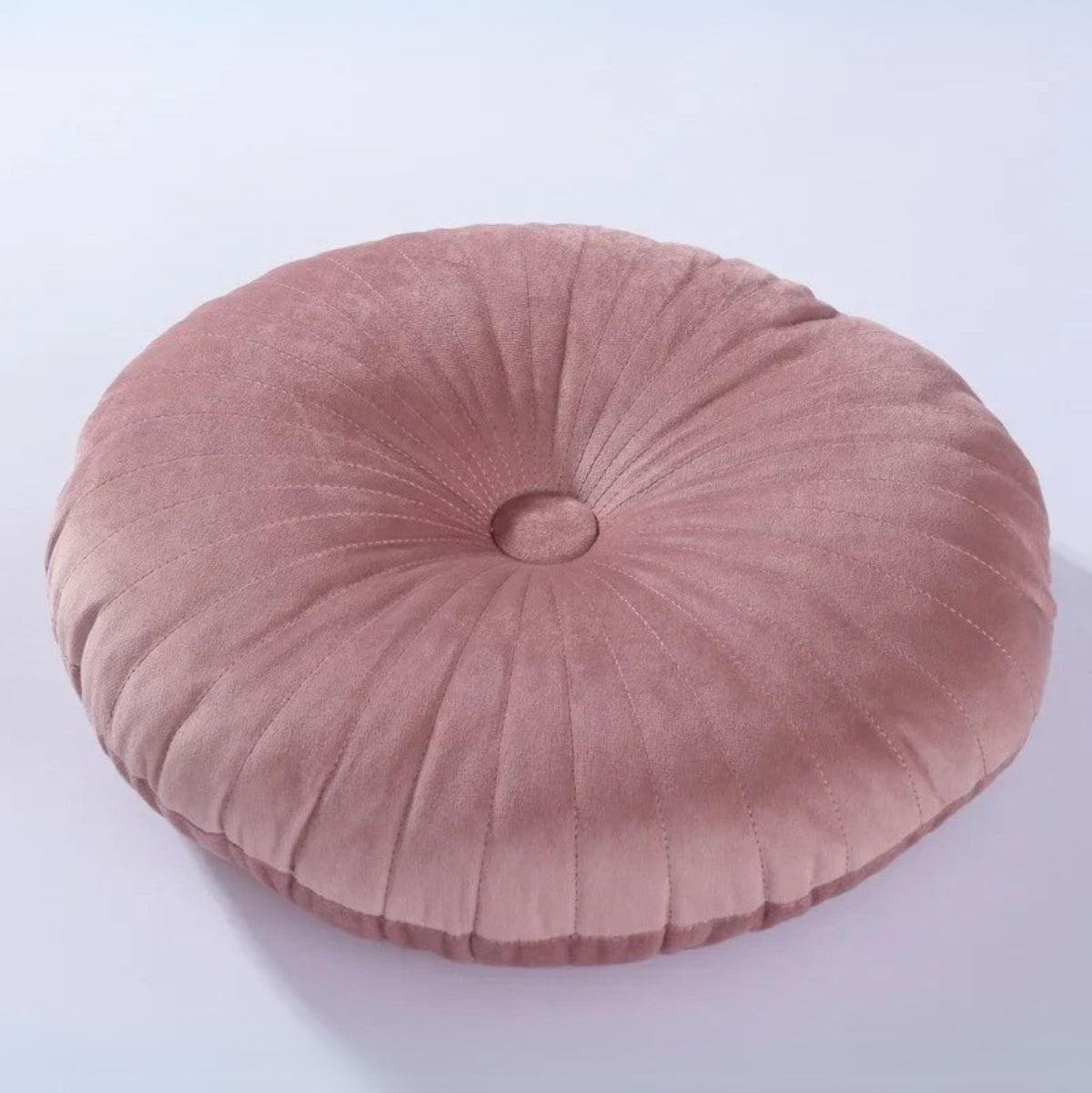 Luxuriöses Rundes Samtkissen - Elegantes Plüschkissen für stilvolle Wohnräume 7