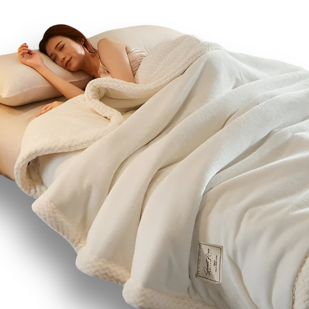 Luxuriöse Dicke Plüsch Fleece Kuscheldecke – Ideale Decke für Komfort und Wärme in jedem Wohnraum