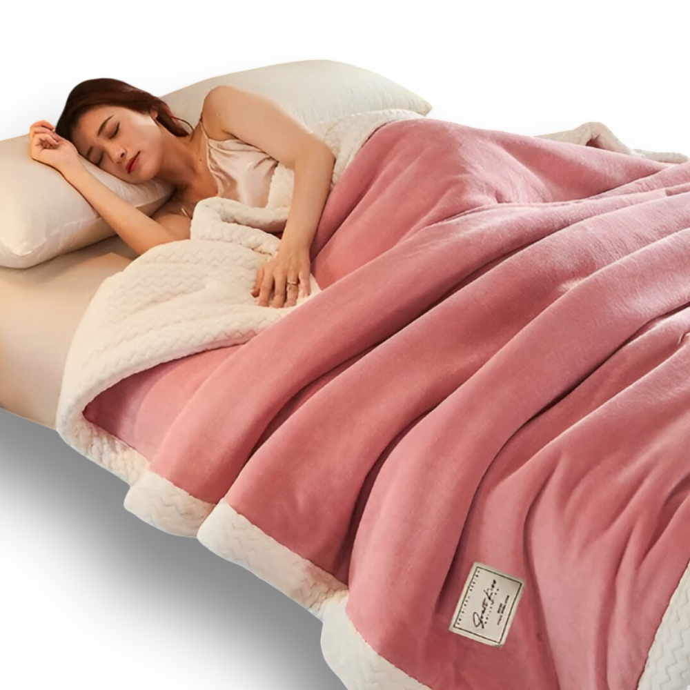 Luxuriöse Dicke Plüsch Fleece Kuscheldecke – Ideale Decke für Komfort und Wärme in jedem Wohnraum