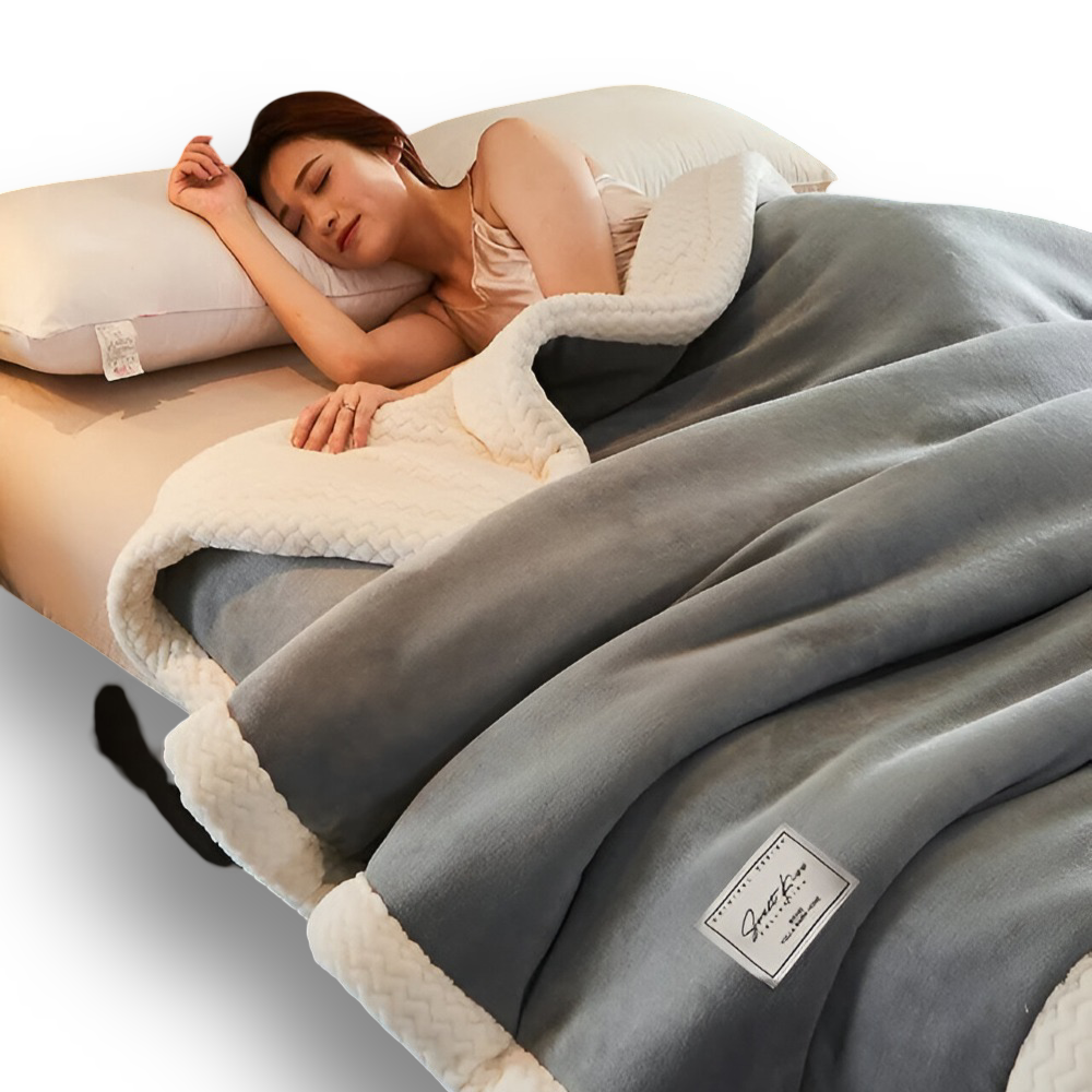 Luxuriöse Dicke Plüsch Fleece Kuscheldecke – Ideale Decke für Komfort und Wärme in jedem Wohnraum