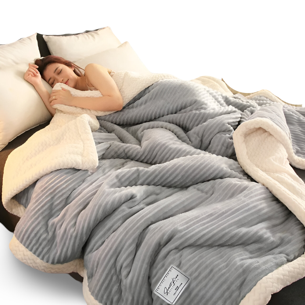 Luxuriöse Dicke Plüsch Fleece Kuscheldecke – Ideale Decke für Komfort und Wärme in jedem Wohnraum
