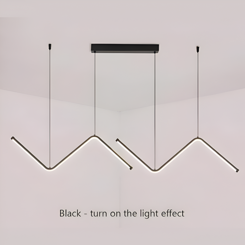 Luxurzi Pendelleuchte - Luxuriöse Dreieckige LED Pendelleuchte