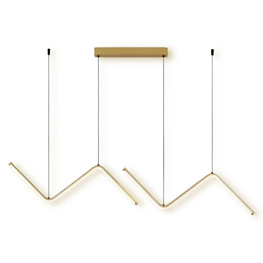 Luxurzi Pendelleuchte - Luxuriöse Dreieckige LED Pendelleuchte