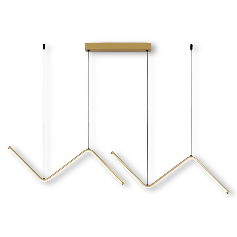 Luxurzi Pendelleuchte - Luxuriöse Dreieckige LED Pendelleuchte