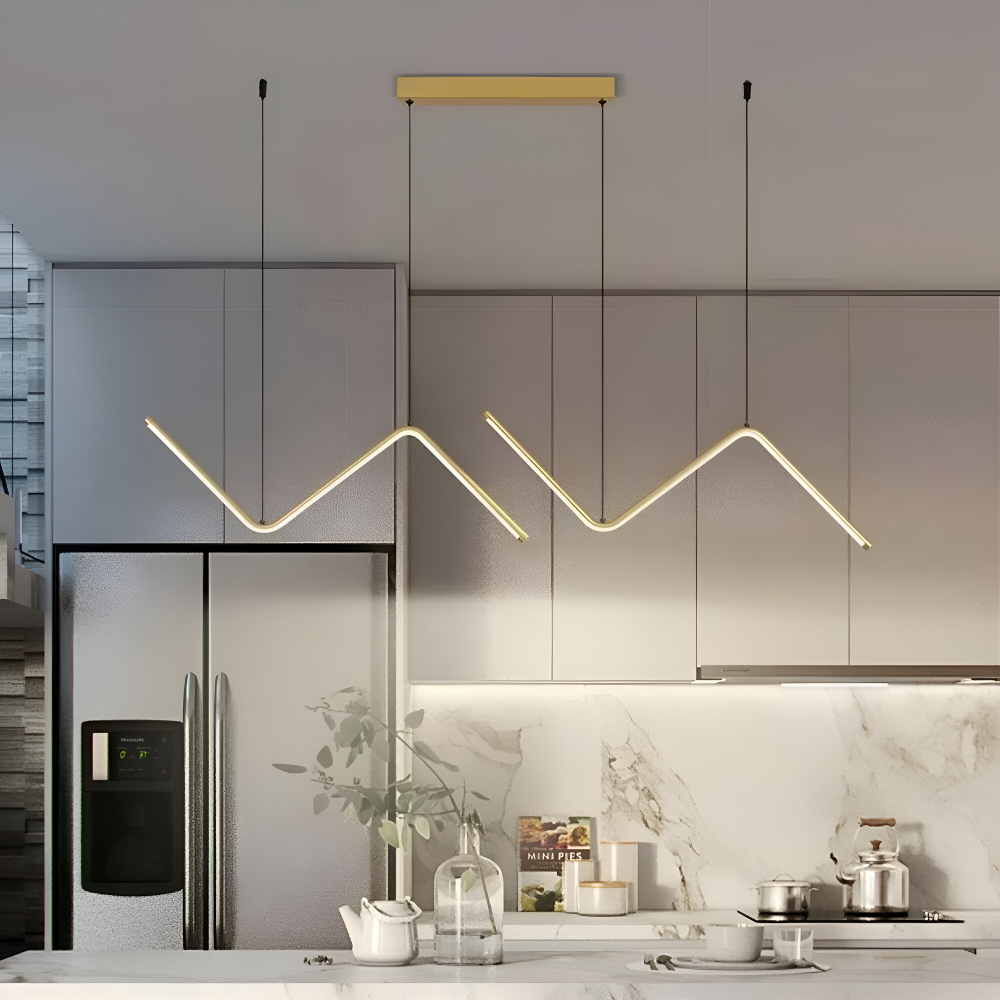 Luxurzi Pendelleuchte - Luxuriöse Dreieckige LED Pendelleuchte