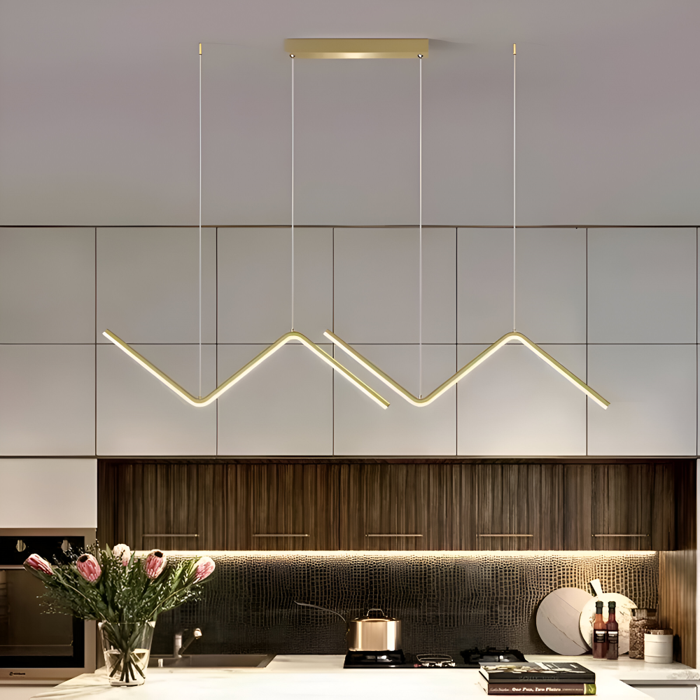 Luxurzi Pendelleuchte - Luxuriöse Dreieckige LED Pendelleuchte