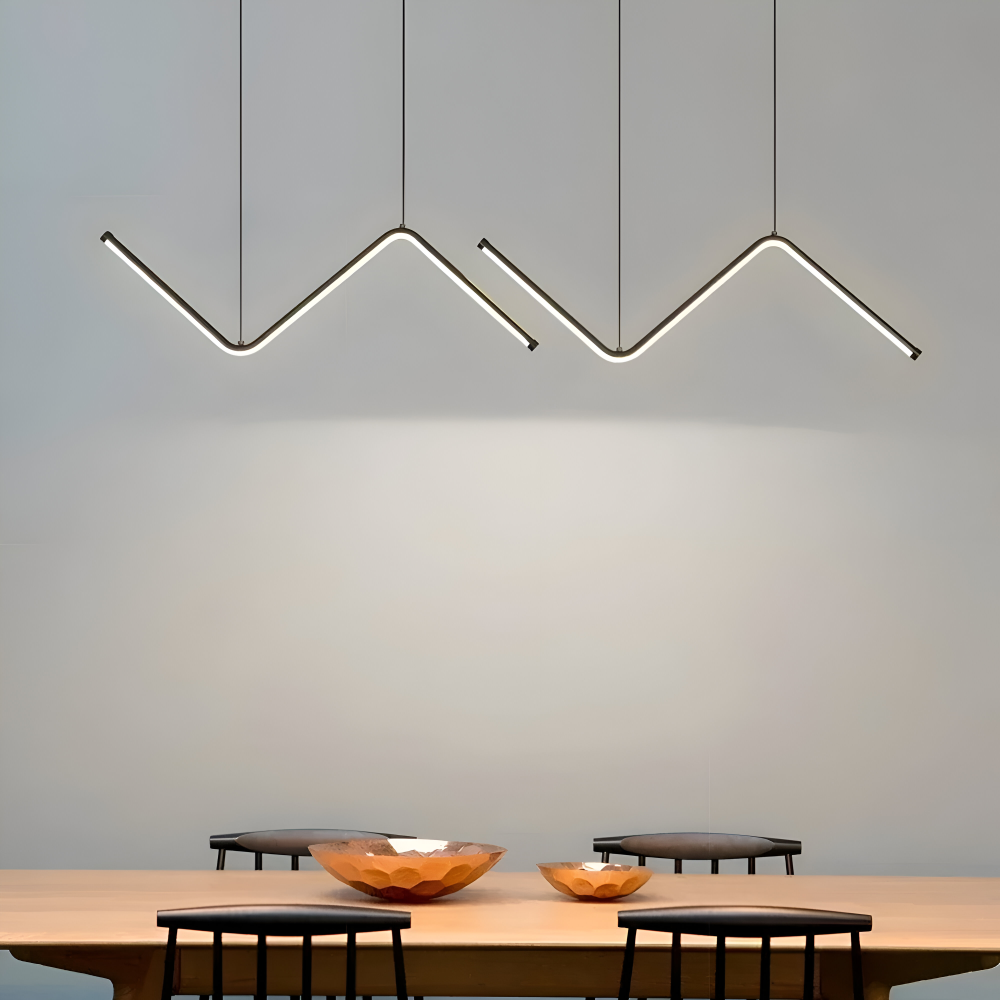 Luxurzi Pendelleuchte - Luxuriöse Dreieckige LED Pendelleuchte