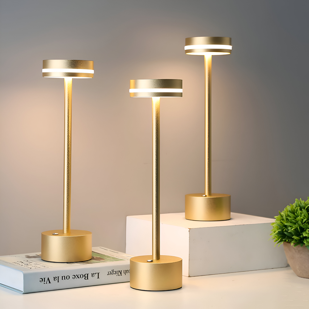 Mantle Touch Lampe - Tragbare, wiederaufladbare Tischleuchte - Dimmbares Licht