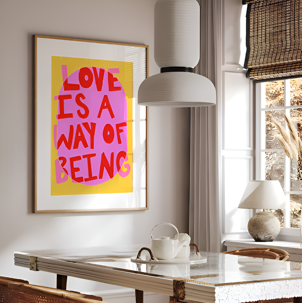 MaxiCite - Maximalist Inspirierende Zitate Canvas Painting - Moderne Wandkunst Dekoration