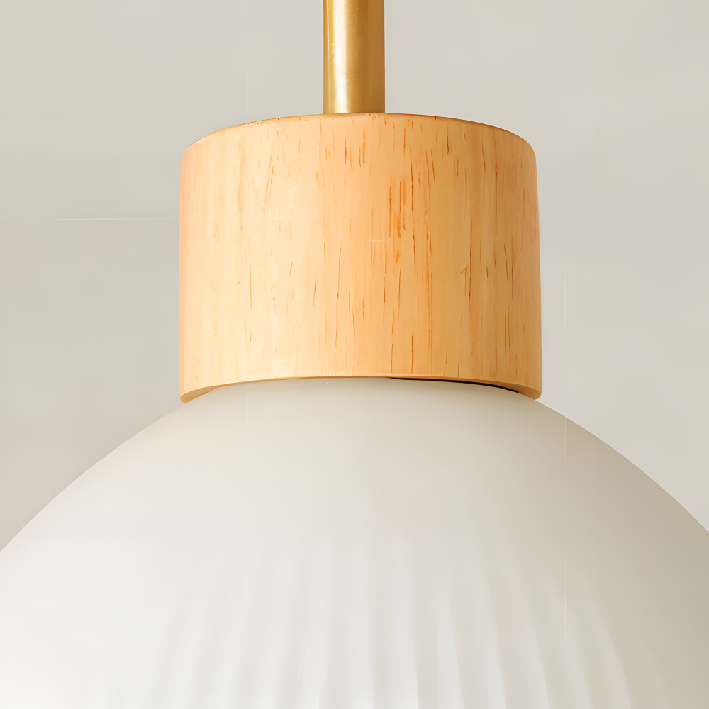 MidFlash - Nordic Aisle Deckenleuchte - Gerippte LED Deckenleuchte aus Glas