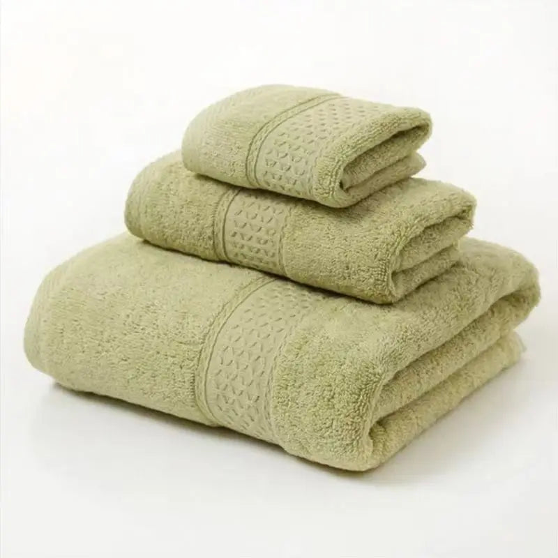 Minimalist 3-Piece Handtuchset - Ultraweiche Bio-Baumwolle in Elegantem Design 4