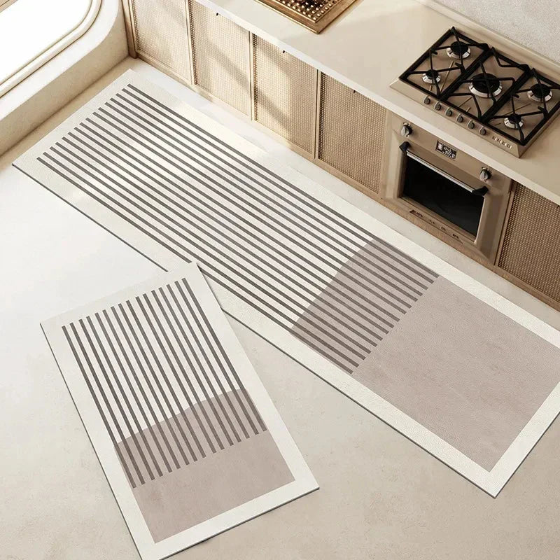 Minimalistische Anti-Rutsch-Küchenmatte – Saugfähige und langlebige Matte für mehr Komfort in der Küche 0