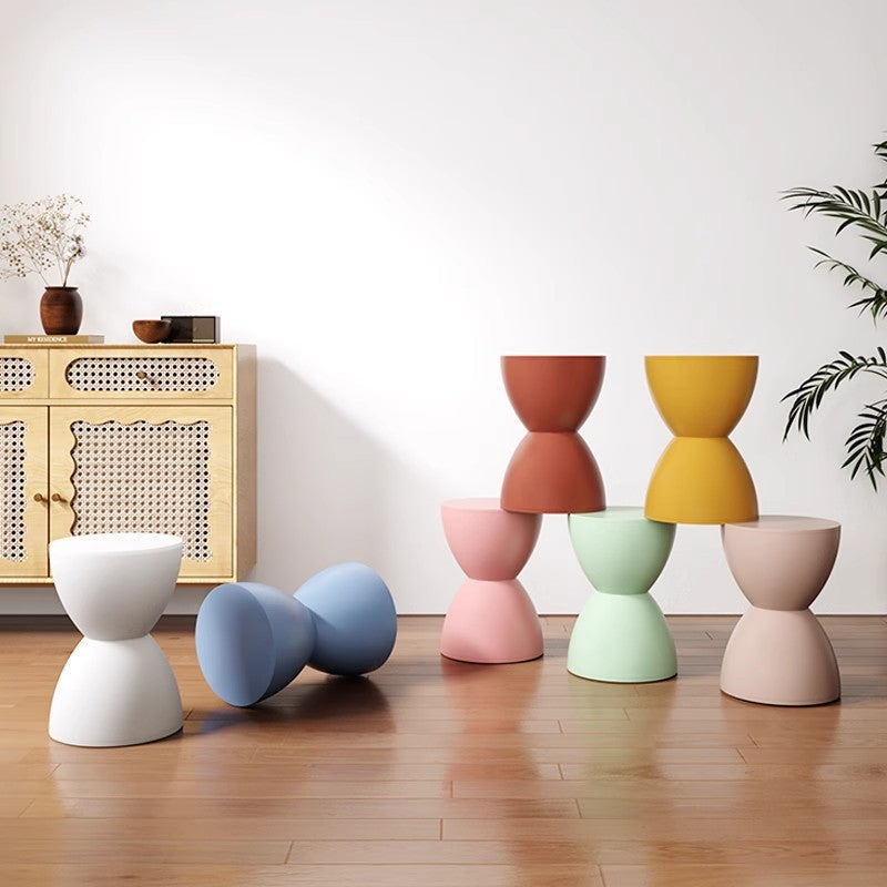 Minimalistischer Kunststoffstuhl - Sanduhrform in Schwarz für Modernes Wohnzimmer 10