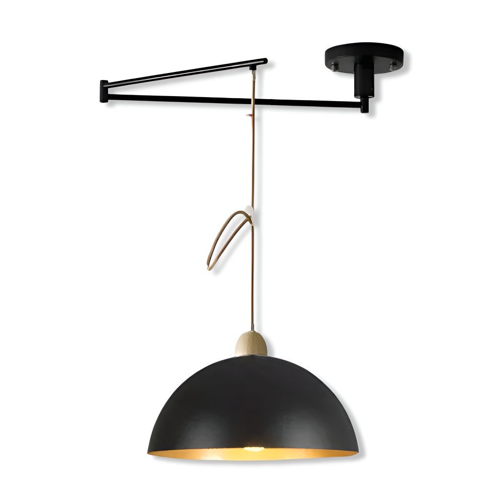 ModerLite Pendelleuchte - Verstellbare Eisen Kuppel Hängelampe