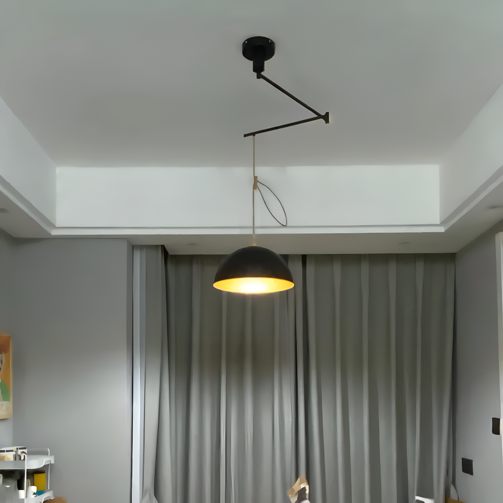 ModerLite Pendelleuchte - Verstellbare Eisen Kuppel Hängelampe