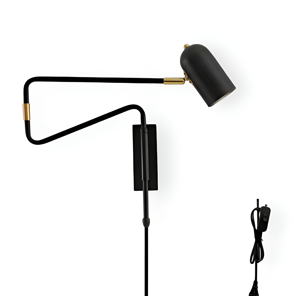 Moderne Verstellbare Schwenkarms Wandleuchte - Skandinavische Eisen Wandlampe