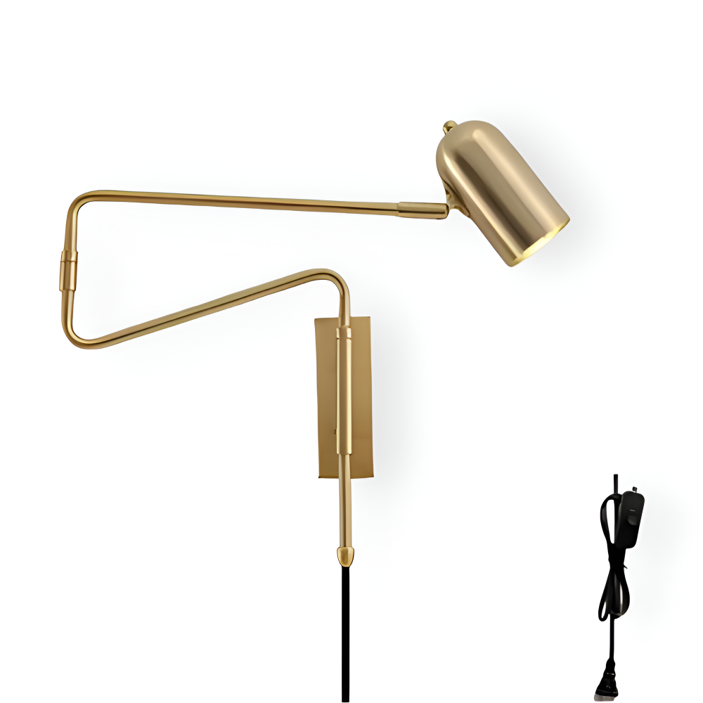 Moderne Verstellbare Schwenkarms Wandleuchte - Skandinavische Eisen Wandlampe