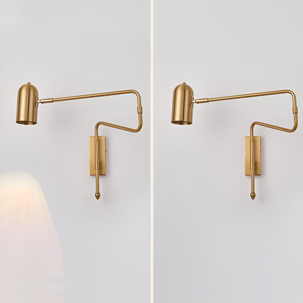 Moderne Verstellbare Schwenkarms Wandleuchte - Skandinavische Eisen Wandlampe
