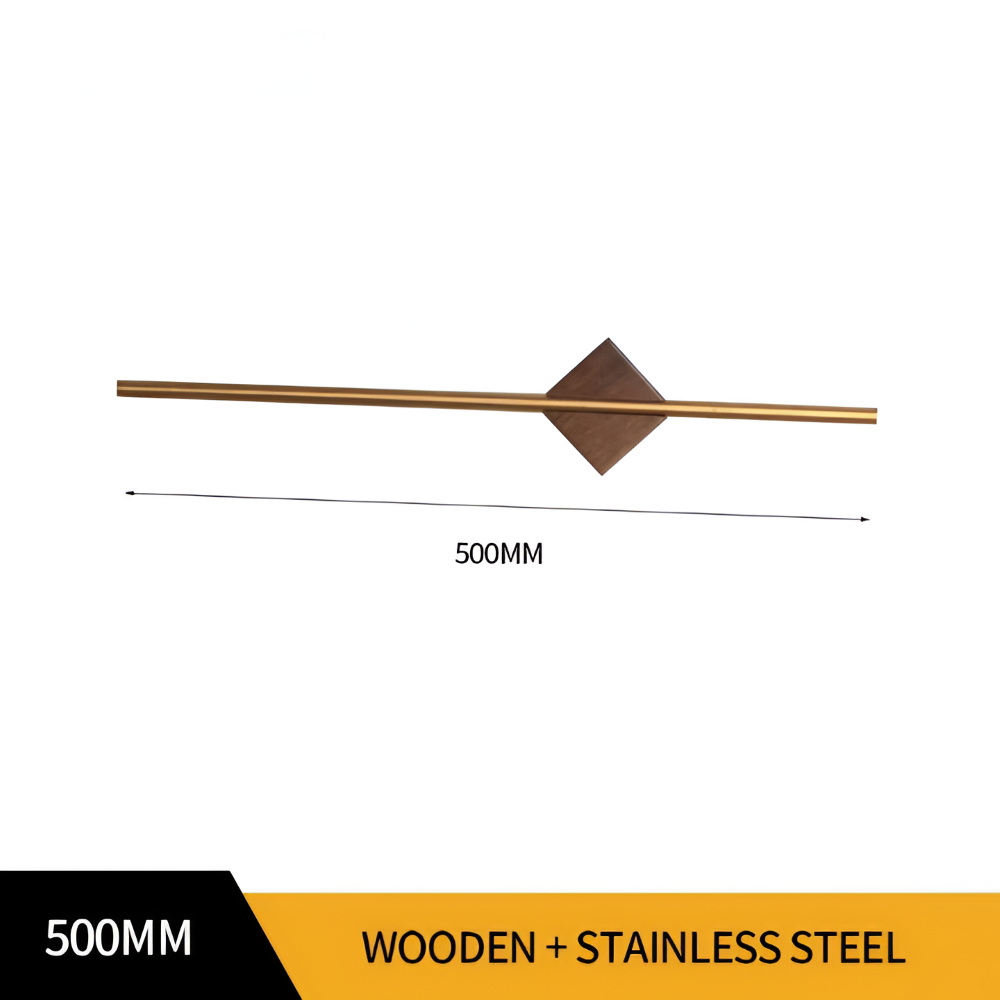 Moderner Acryl/Edelstahl Handtuchhalter  - 40/50cm Wand-Badetuchhalter - Minimalistisches Design für Bad & Küche