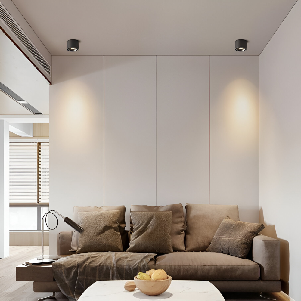 Moderne Zylindrische LED Downlight  - Deckenleuchte mit Einstellbarer Helligkeit