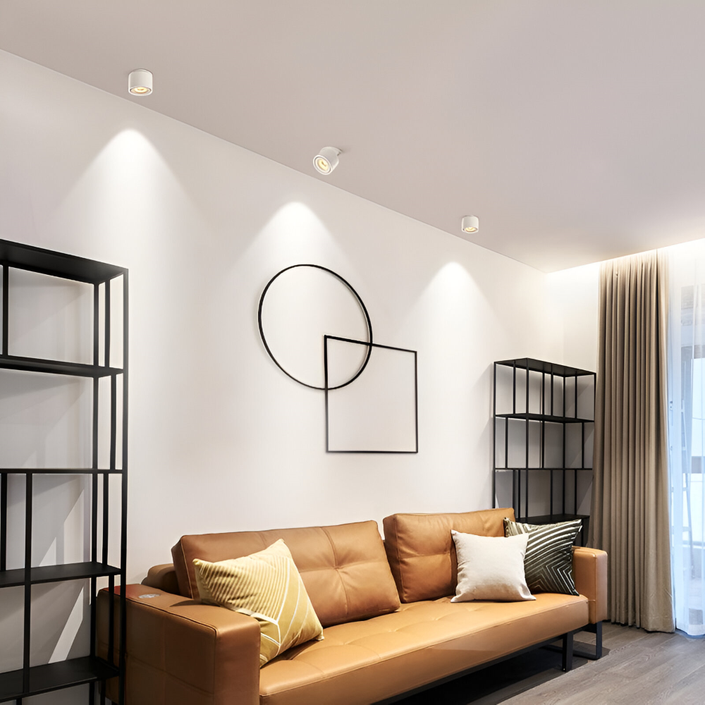 Moderne Zylindrische LED Downlight  - Deckenleuchte mit Einstellbarer Helligkeit