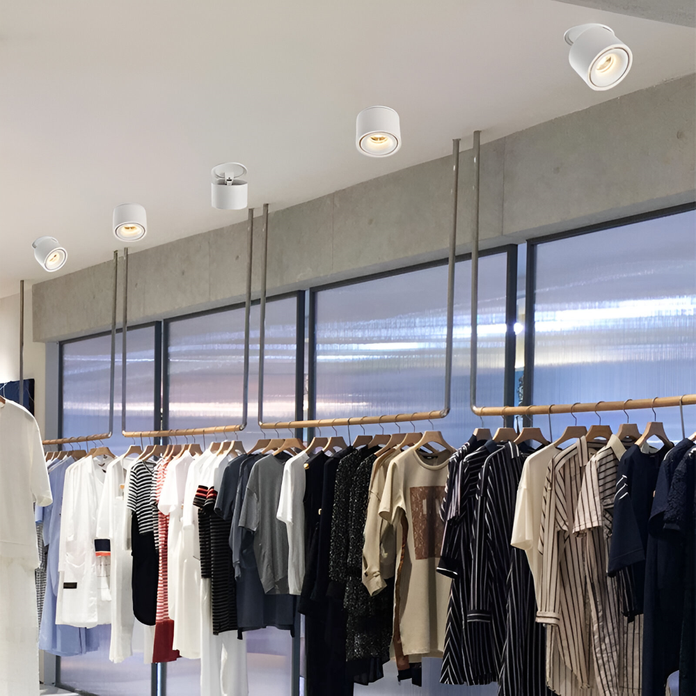 Moderne Zylindrische LED Downlight  - Deckenleuchte mit Einstellbarer Helligkeit