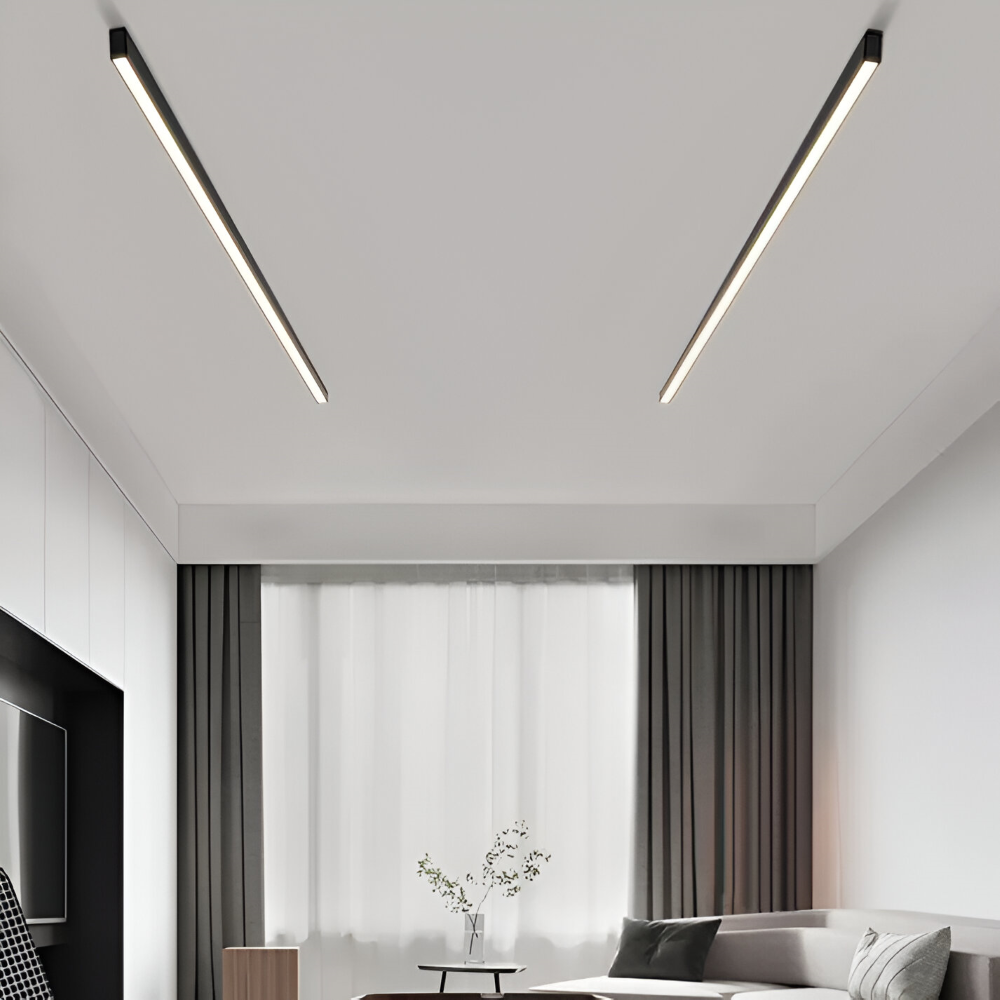 Moderne Langes Lineares Deckenleuchte - Nordic LED Deckenleuchte