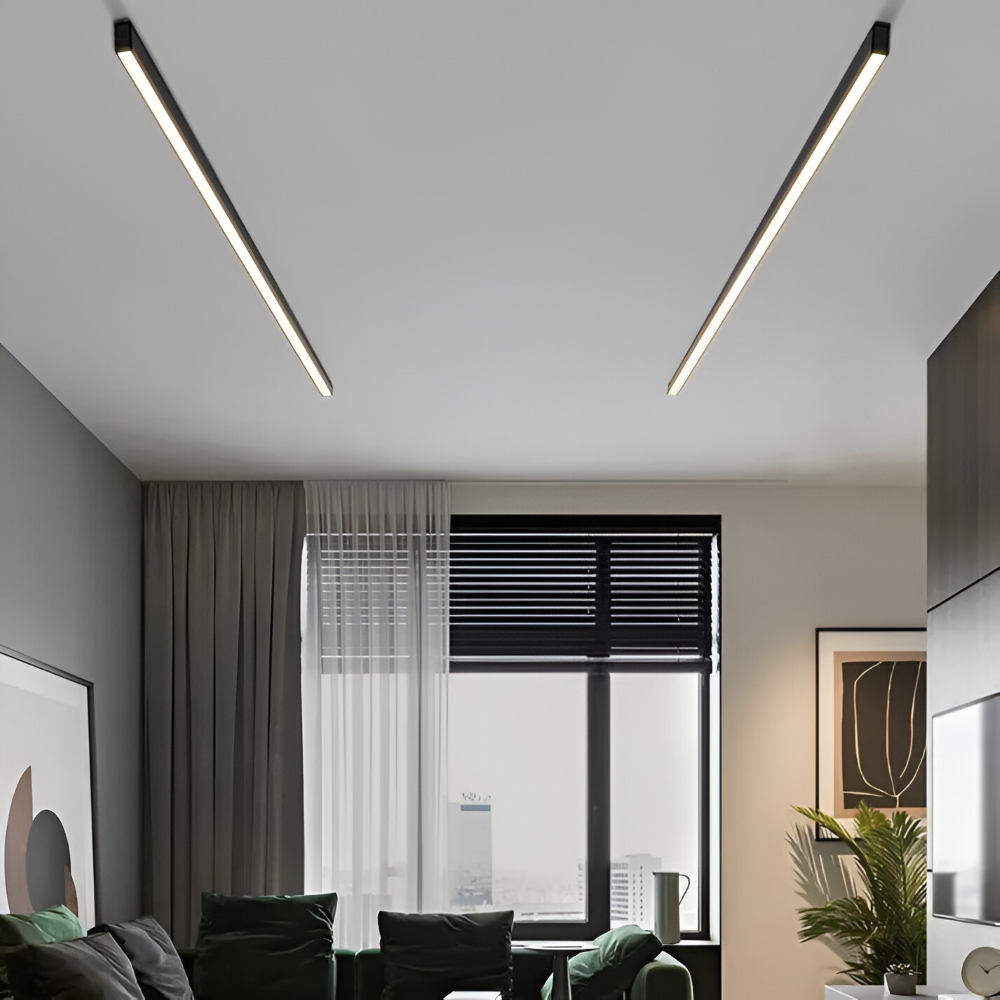 Moderne Langes Lineares Deckenleuchte - Nordic LED Deckenleuchte