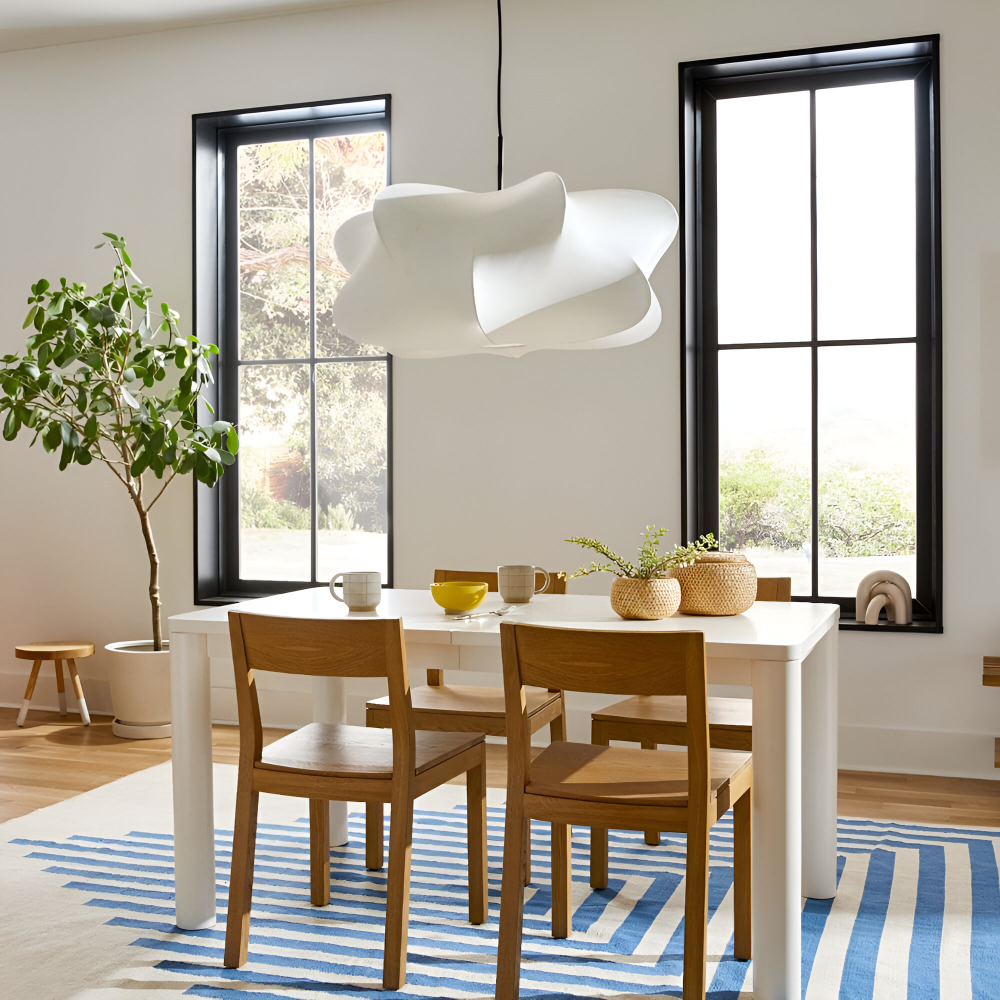 Moderne Wabi Sabi Pendelleuchte - Geometrische Japanische Stil Hängeleuchte