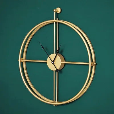 Moderne Künstlerische Wanduhr aus Holz und Metall - Großes Design für Stilvollen Wohnraum 4