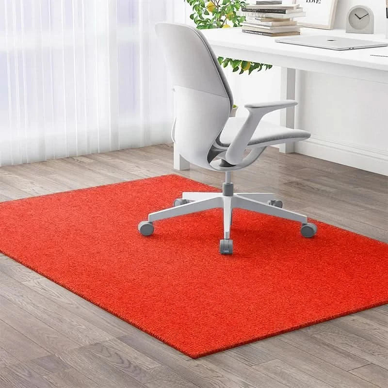 Moderne Schreibtischstuhlmatte - Strapazierfähiges Polyester für Büro & Home Office 0