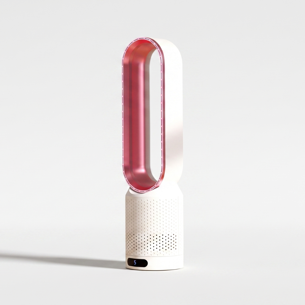 Moderner Flügelloser Luftkühler 3-in-1 – Kompakte LED-Oszillation für Schlafzimmer und Wohnzimmer