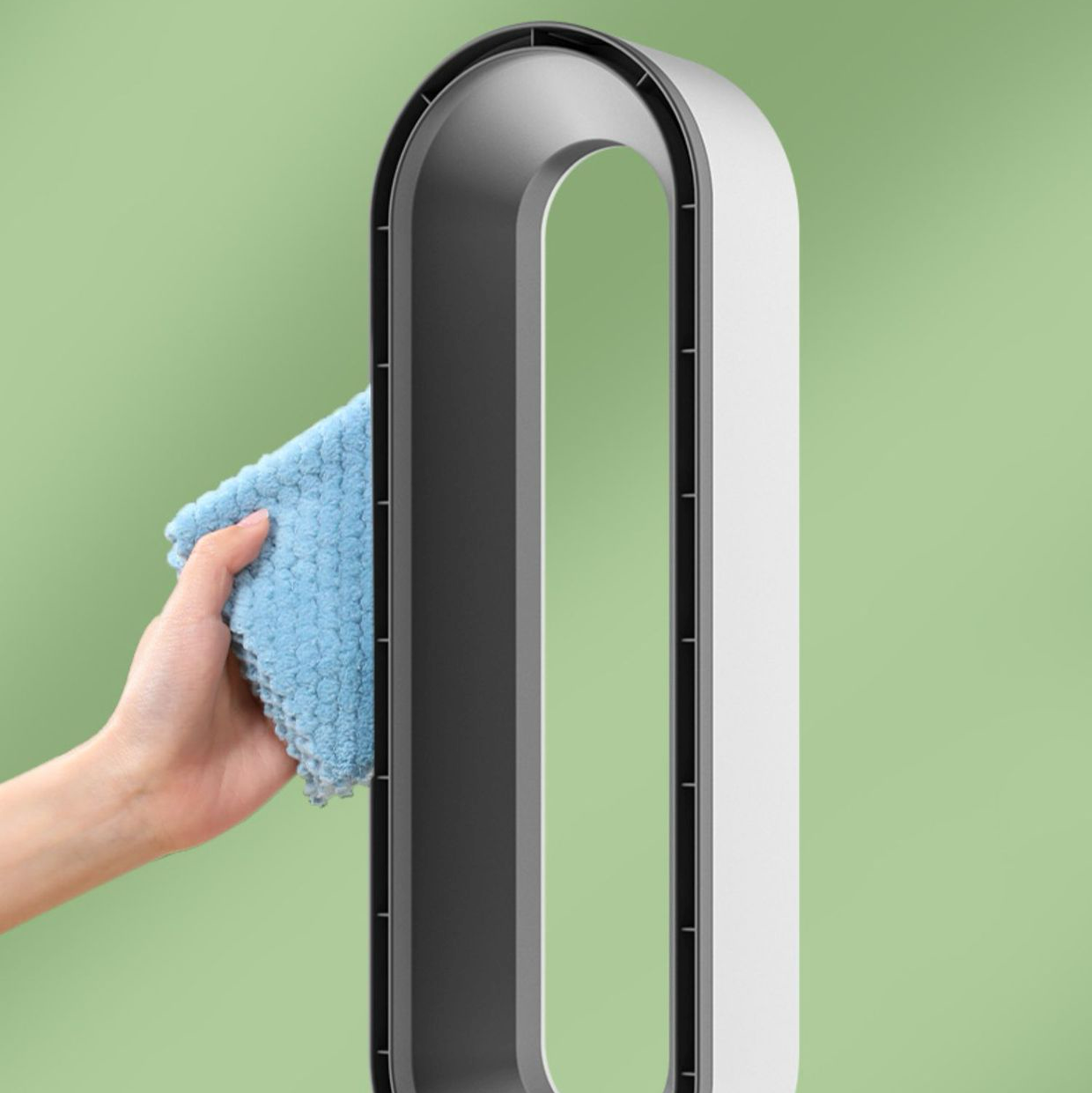 Moderner Flügelloser Luftkühler 3-in-1 – Kompakte LED-Oszillation für Schlafzimmer und Wohnzimmer 6
