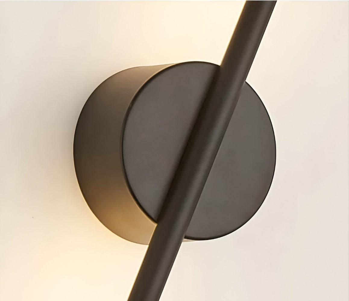 ModiStrip Wandleuchte - Minimalistische Schwarze Linien Wandleuchte Innen - LED Beleuchtung
