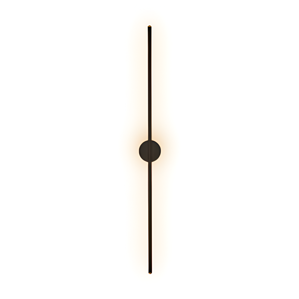ModiStrip Wandleuchte - Minimalistische Schwarze Linien Wandleuchte Innen - LED Beleuchtung