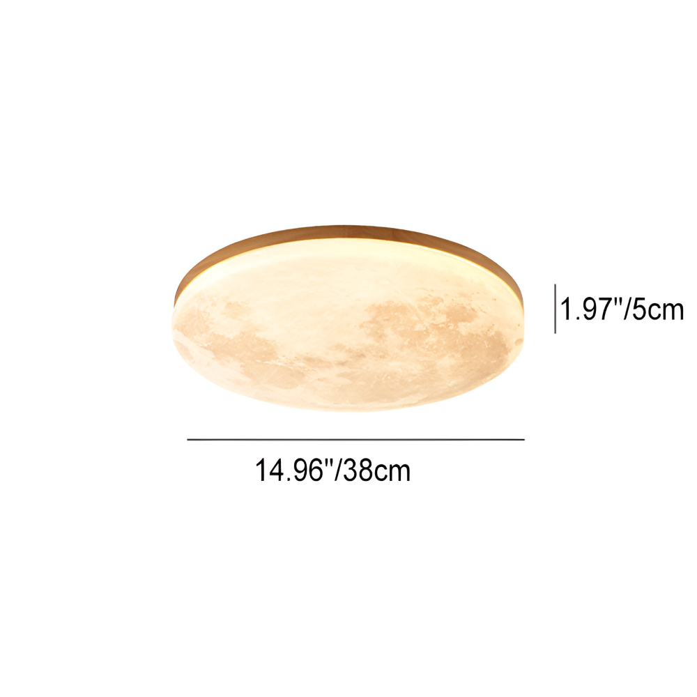 Mond Runde LED Deckenleuchte - PVC Flush Mount Deckenleuchte