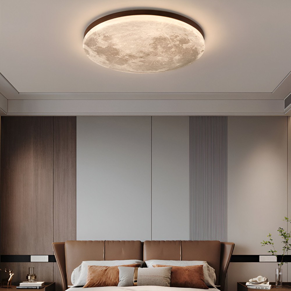 Mond Runde LED Deckenleuchte - PVC Flush Mount Deckenleuchte