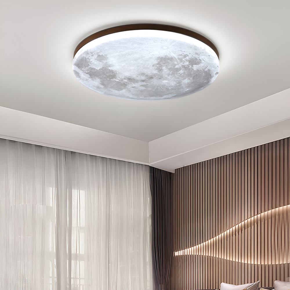 Mond Runde LED Deckenleuchte - PVC Flush Mount Deckenleuchte