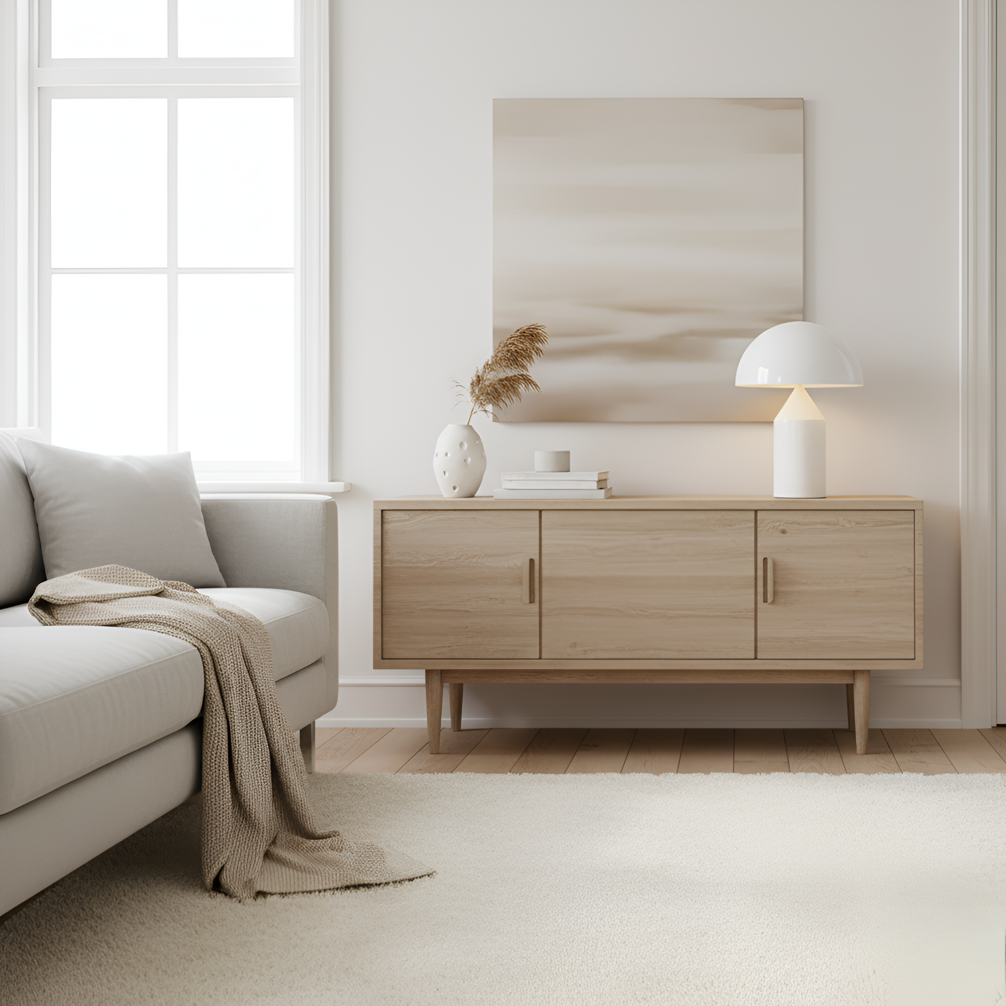 Pilz Tischlampe mit Touch-Schalter