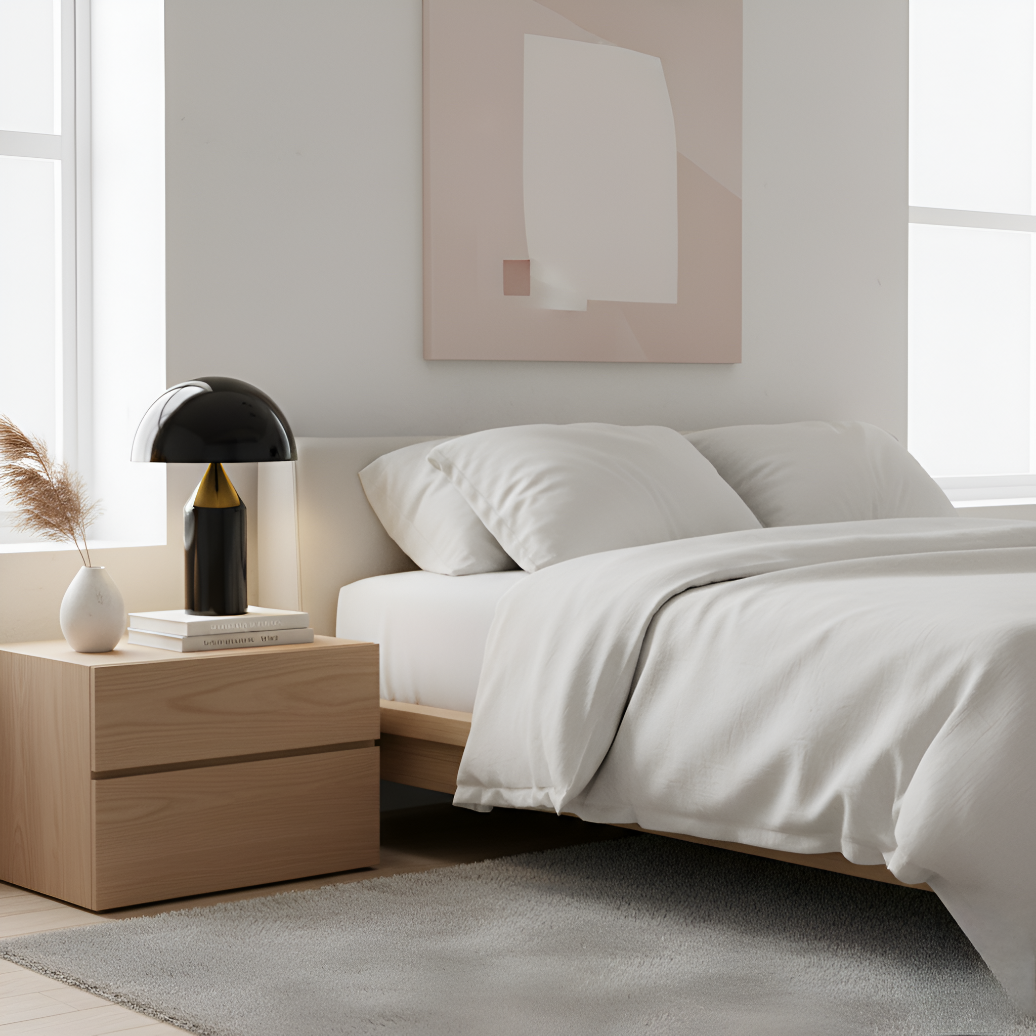 Pilz Tischlampe mit Touch-Schalter