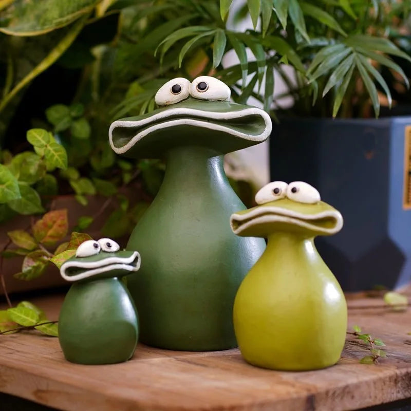 Niedlicher Frosch Garten Ornament - Kreatives Tierdesign für Hof und Garten 1