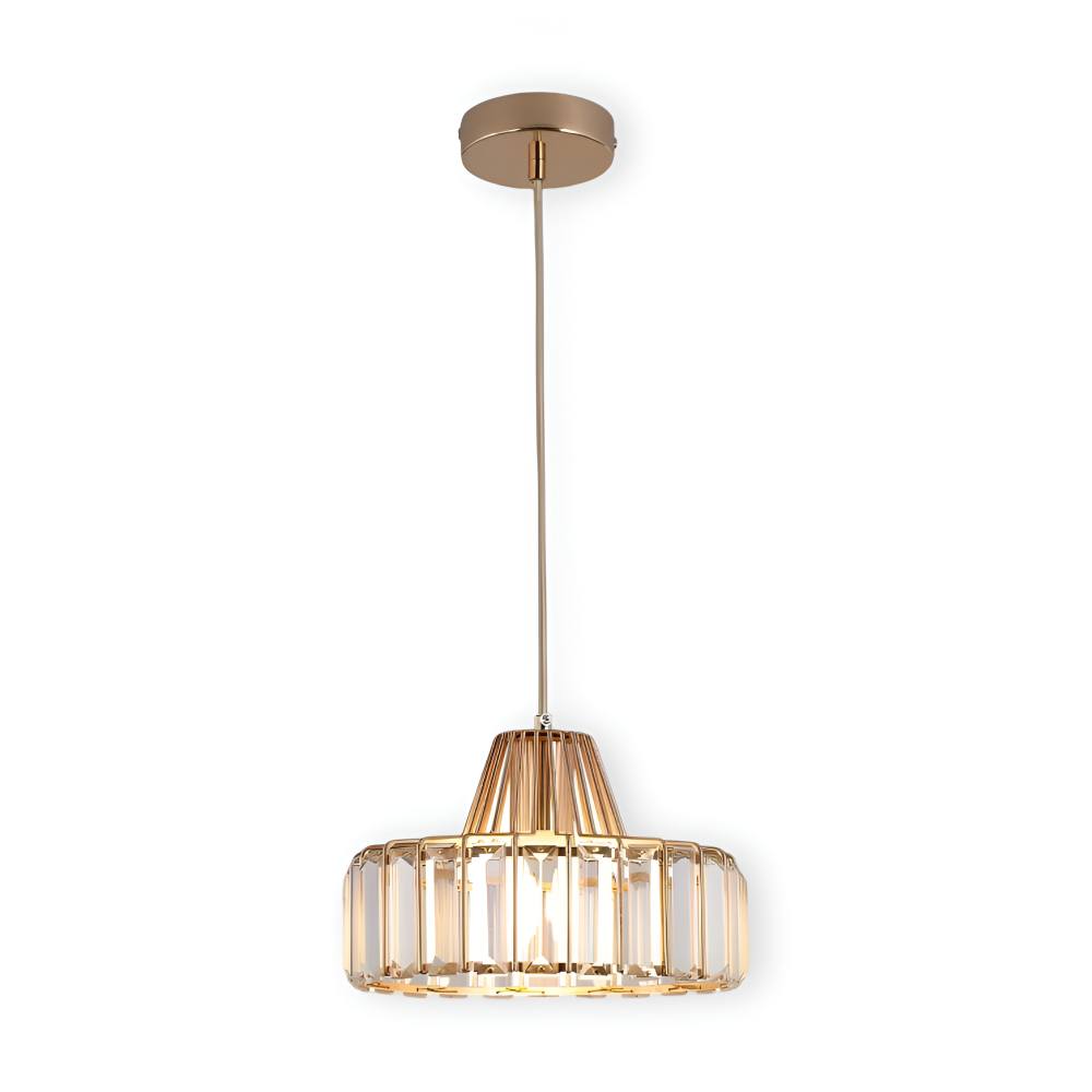 Nordic Crystal Pendelleuchte – Elegante Deckenleuchte – Moderne LED Hängelampe