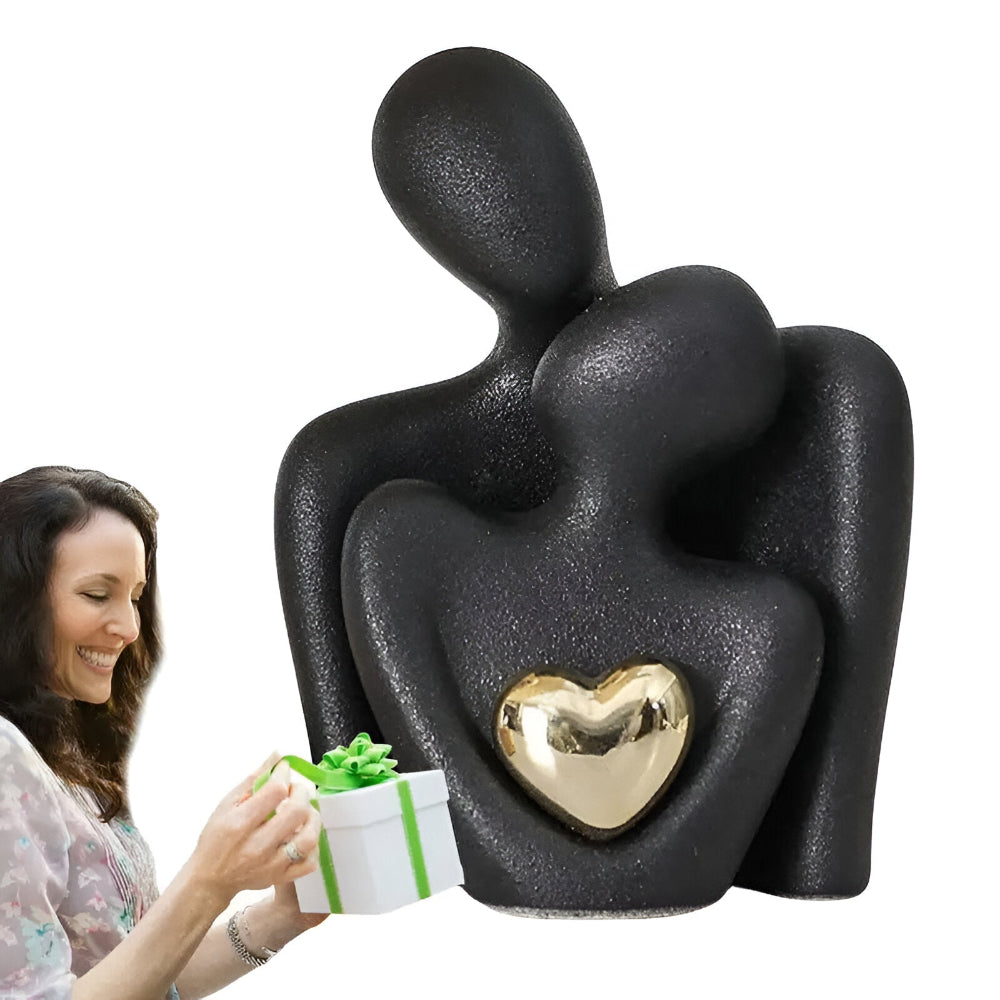 Nordic Minimalist Paar Figurine - Abstraktes Ornament für die Wohnkultur