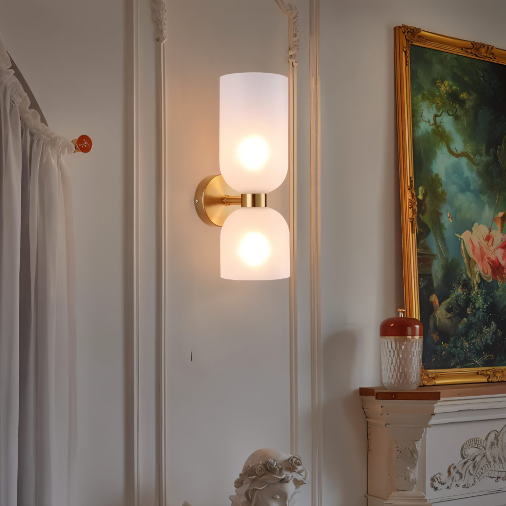 Nordic Updown Wandleuchte - Glas Wandleuchte - Flur Wandleuchte Design - Moderne Wandleuchten LED