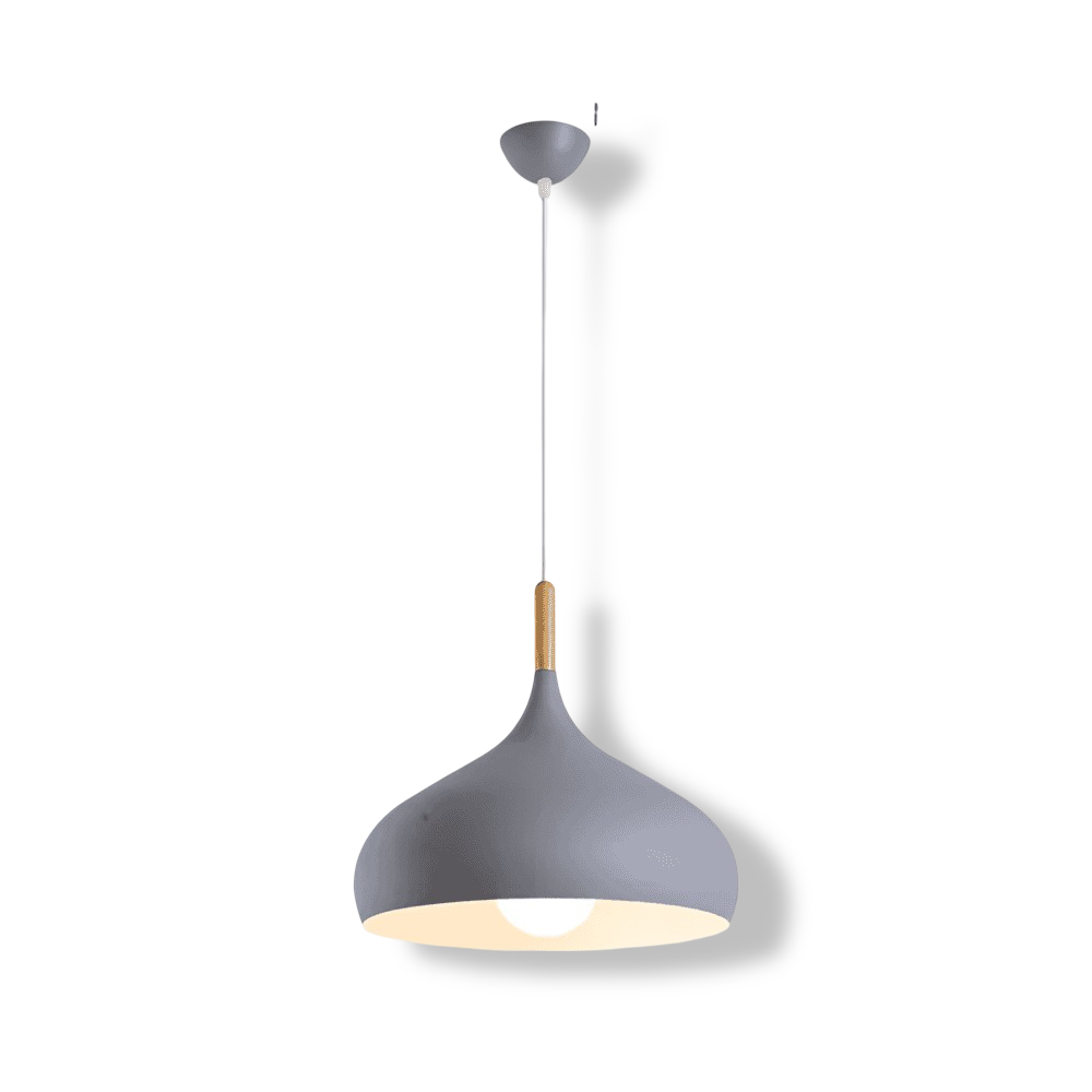 AluPastel Pendelleuchte - Lebendiger LED-Kronleuchter mit einem Kopf