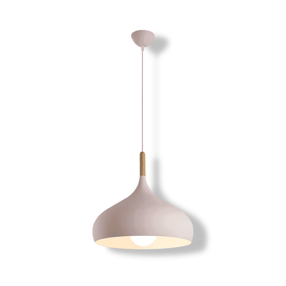 AluPastel Pendelleuchte - Lebendiger LED-Kronleuchter mit einem Kopf